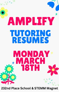 Tutoring resumes flyer